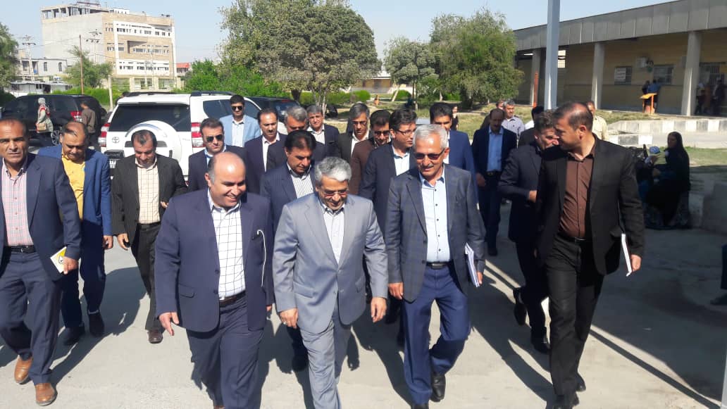 گزارش تصویری از بازدید معاون وزیر بهداشت از بیمارستان امام خمینی«ره»دهدشت